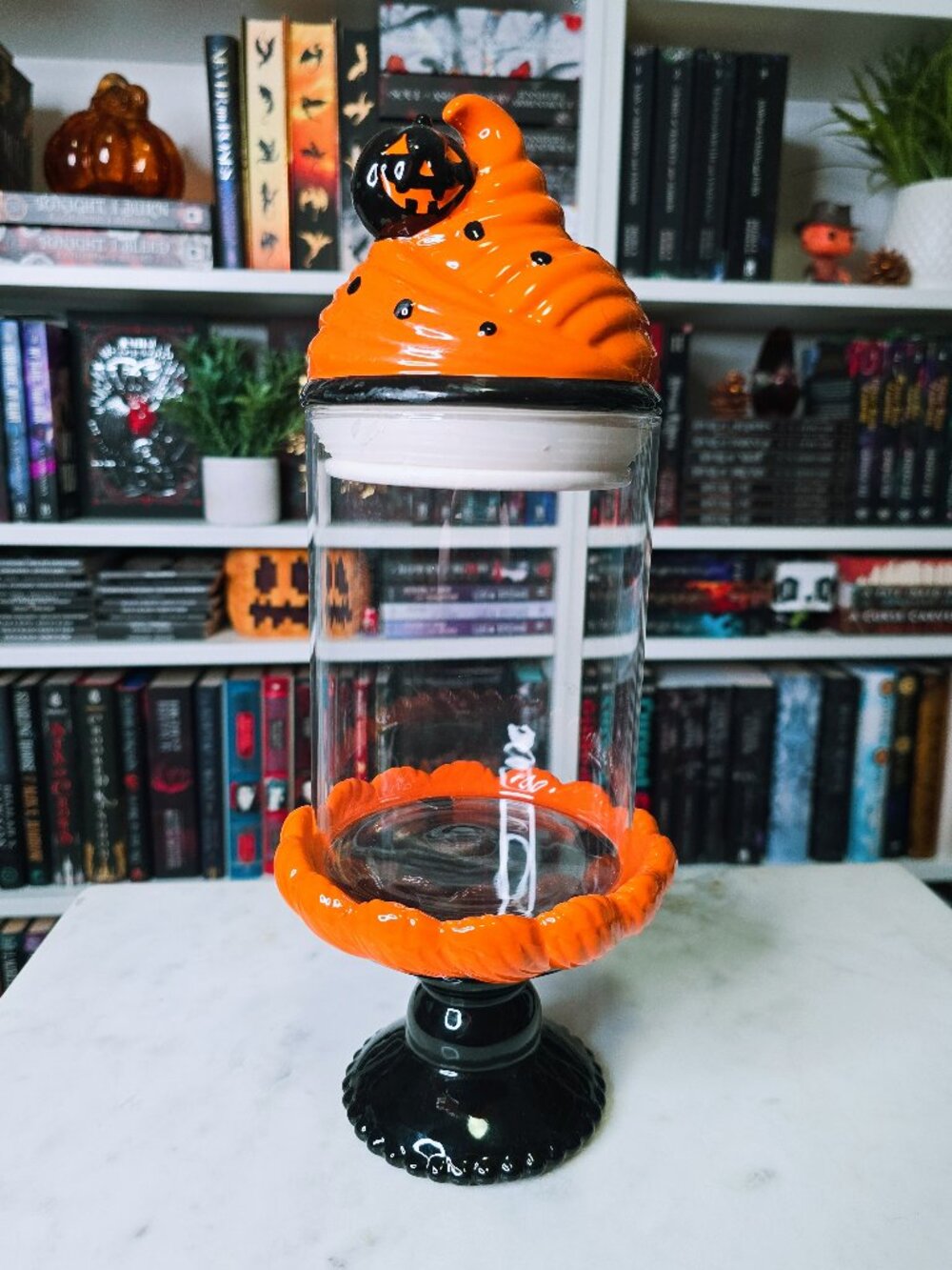 Halloween Pedestal Candy Jar